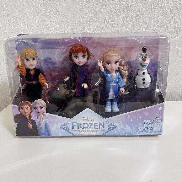 Disney Frozen II Petite Adventure 6" Dolls Gift Set Anna Elsa Olaf Kristoff NEW - Picture 1 of 16